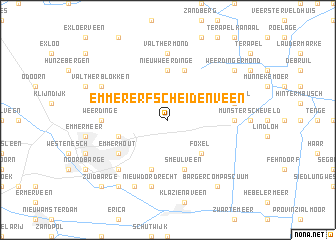 map of Emmer-Erfscheidenveen