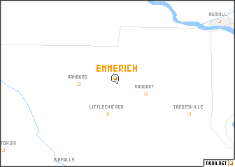 map of Emmerich