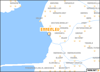 map of Emmerlev