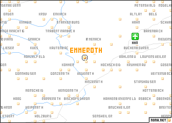 map of Emmeroth