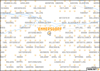 map of Emmersdorf