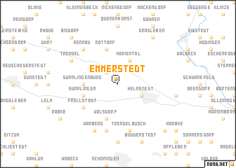 map of Emmerstedt