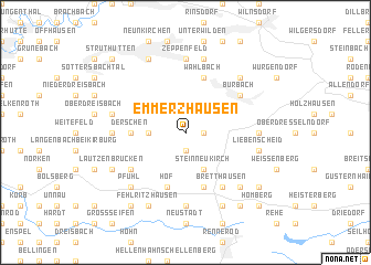 map of Emmerzhausen