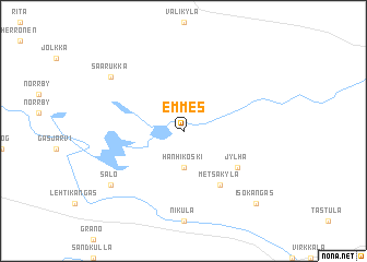 map of Emmes