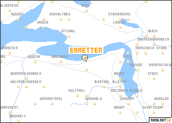 map of Emmetten