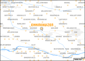 map of Emminkhuizen