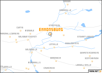 map of Emmonsburg