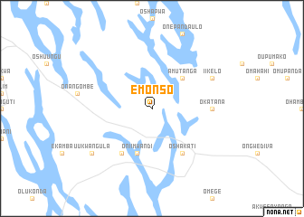 map of Emonso