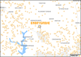 map of Emory Grove