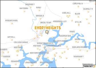 map of Emory Heights