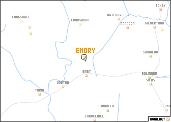 map of Emory