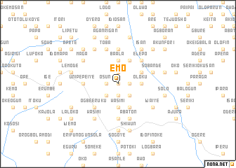 map of Emo