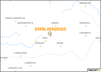 map of Empalme Purísin