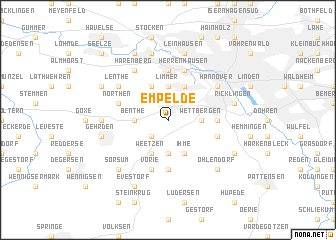 map of Empelde