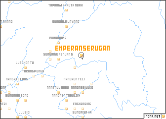 map of Emperan Serugan