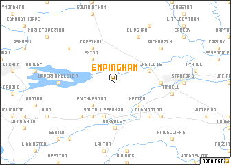 map of Empingham