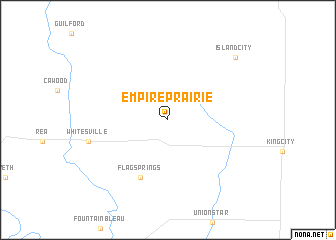 map of Empire Prairie