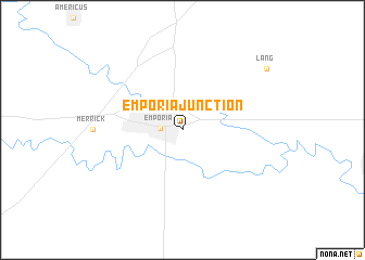 map of Emporia Junction