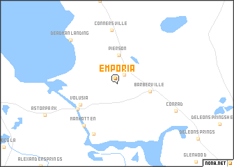 map of Emporia