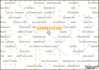 map of Emprechting