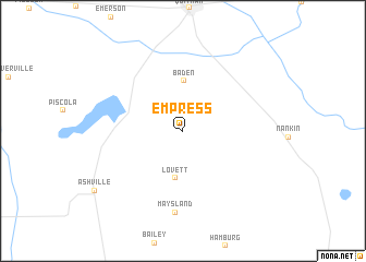 map of Empress