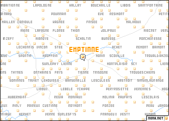 map of Emptinne