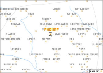 map of Empuré