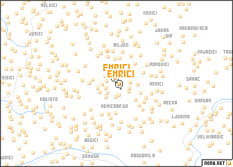 map of Emrići