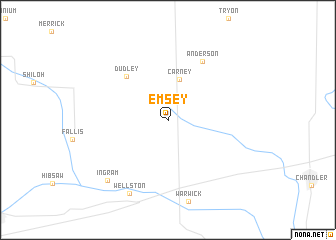 map of Emsey