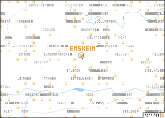 map of Emskeim