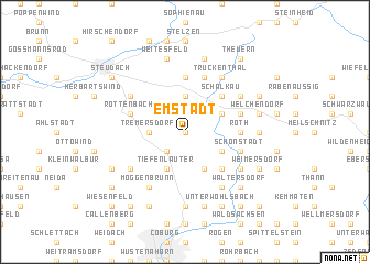 map of Emstadt