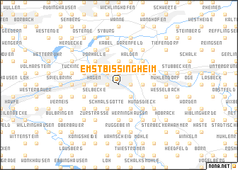 map of Emst-Bissingheim