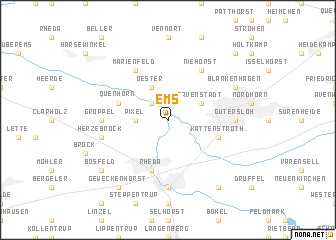 map of Ems