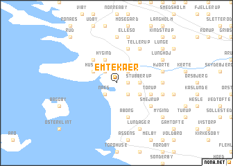 map of Emtekær