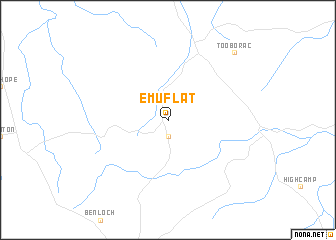 map of Emu Flat