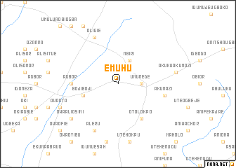 map of Emuhu