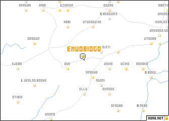 map of Emu Obiogo