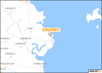 map of Emu Park