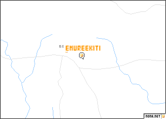 map of Emure Ekiti