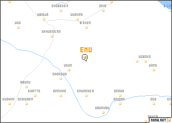 map of Emu