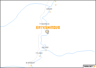 map of Emykshinova