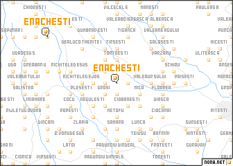 map of Enăcheşti