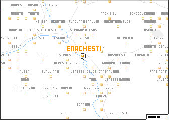 map of Enăcheşti