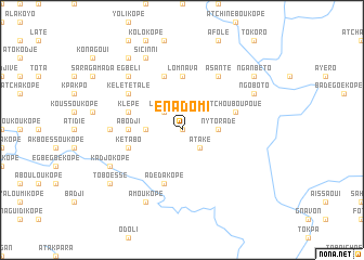 map of Enadomi