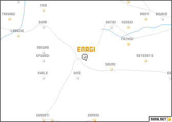 map of Enagi