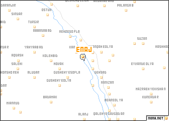 map of Enāj