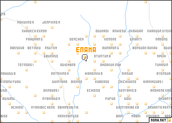 map of Enama