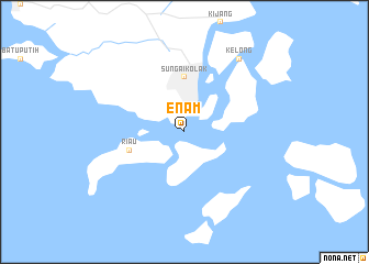 map of Enam