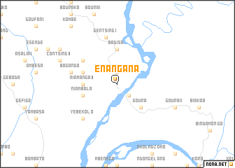 map of Énangana