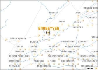 map of Enā Seyyed